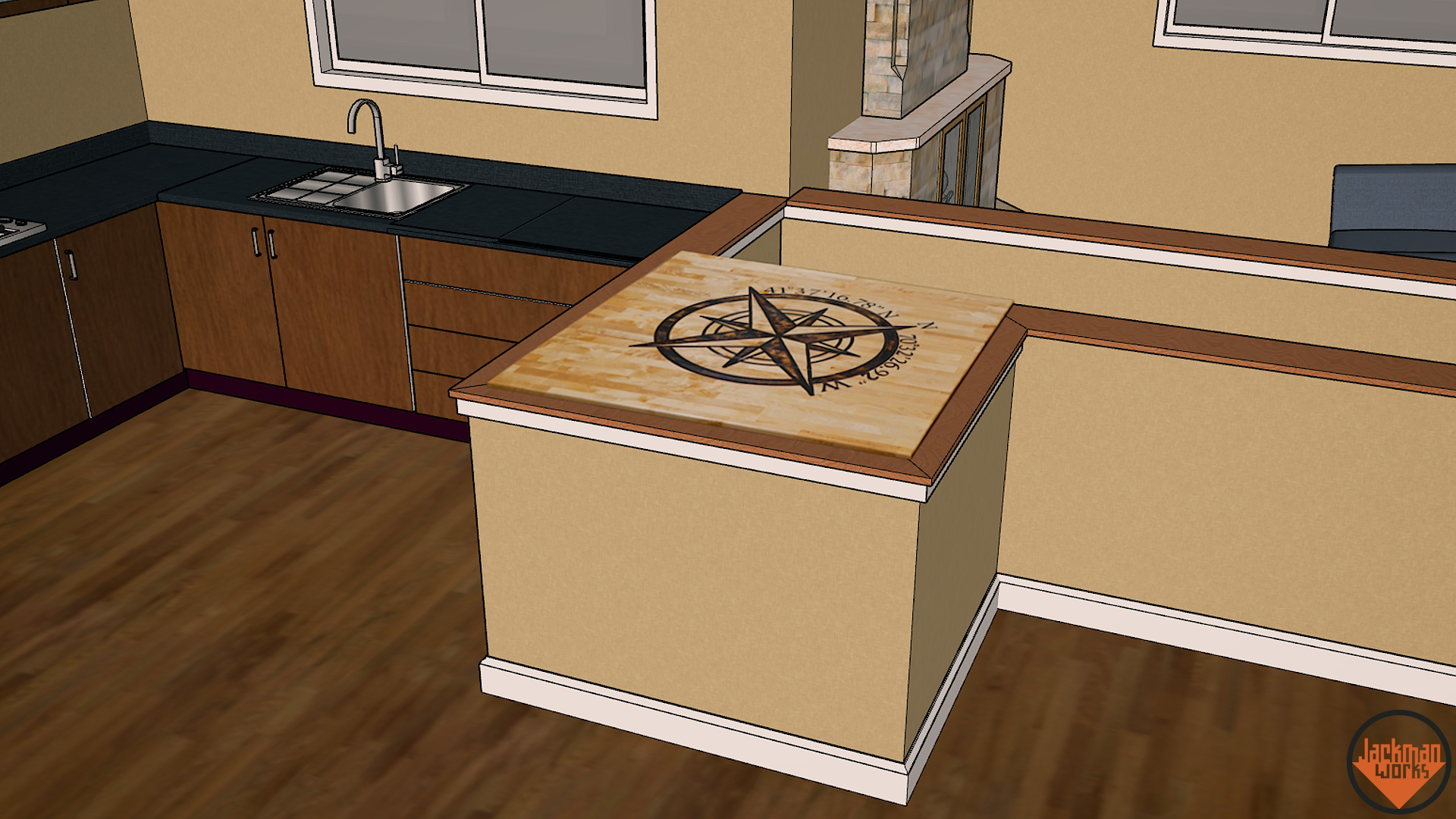 Epoxy Inlay and Weathered Butcher Block Countertops 35.jpg