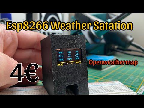 Esp8266 Weather Station M&eacute;t&eacute;o I2c Wemos mini