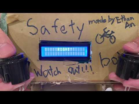 Ethan-An Arduino project - life Screen for biker