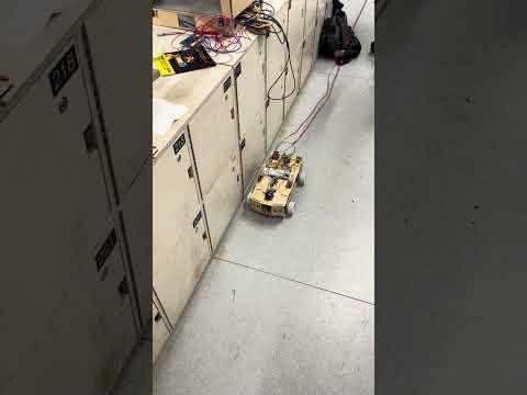 Evasion of obstacles, of the fire stinguishing robot.