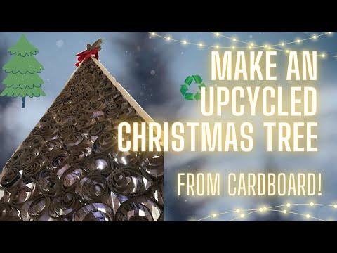 Everyman Makes: Upcycled Christmas Tree from Cardboard