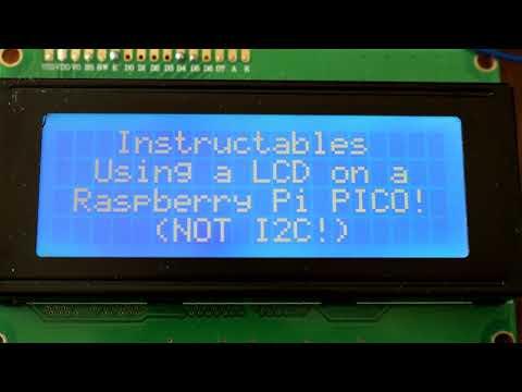 Example of LCD on Raspberry Pi Pico
