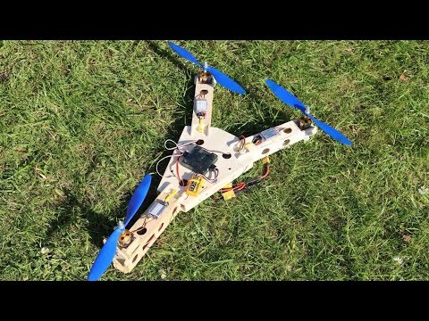 Experimental Tricopter with tilting front motor.