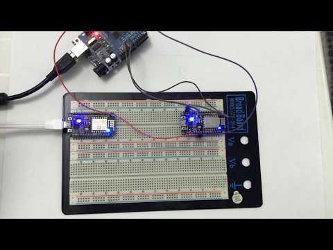 Expirement Video NodeMCU + Arduino Uno