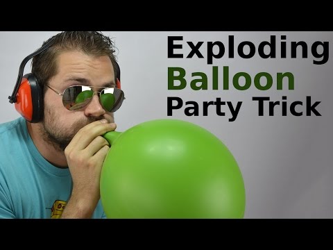 Exploding Balloon without touching it | Party Trick