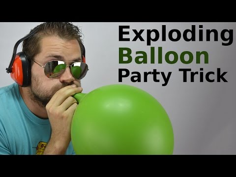 Exploding Balloon without touching it | Party Trick