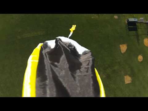 Extreme Sports Toy Parachute Jump 300ft from a DJI Phantom Quad