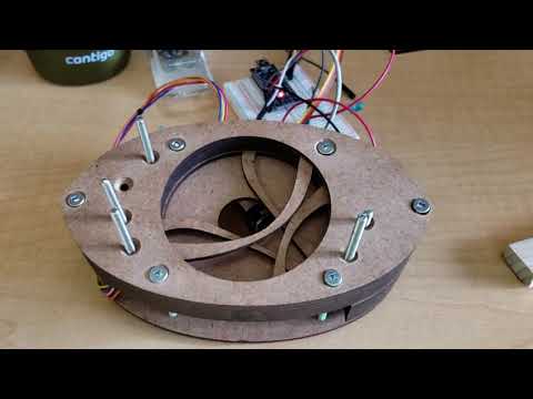 Eye of Agamotto - gearset animated with Arduino