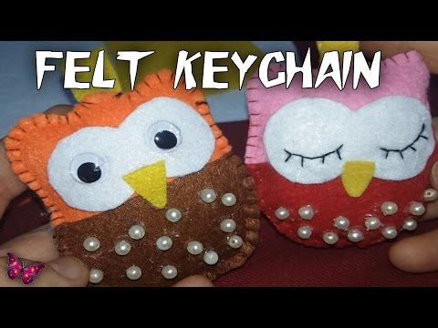 FELT KEYCHAIN (DIY) / KE&amp;Ccedil;EDEN ANAHTARLIK