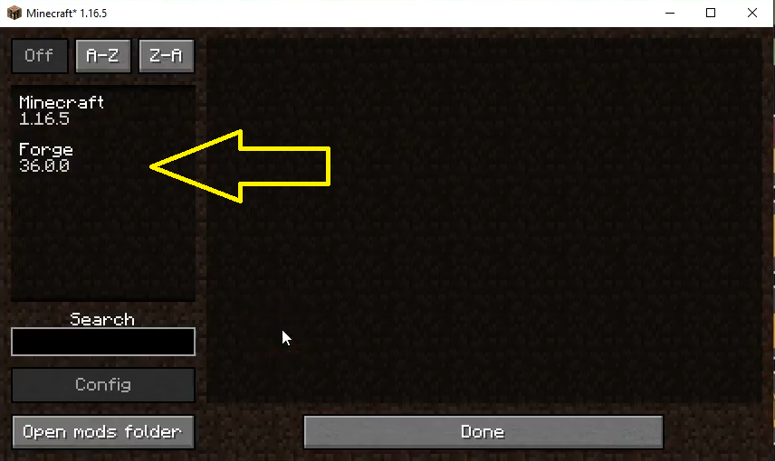 FORGE 1.16.5 minecraft - how to download &amp; install Forge 1.16.5 (on Windows) 2-40 screenshot.png