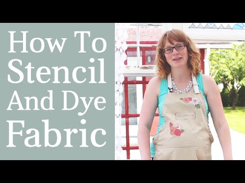 Fabric Painting with Chalk &amp;amp; Clay Based Paint | Basic DIY Techniques