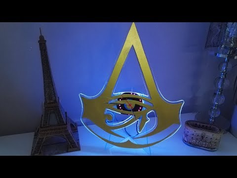 Fabriquer une Horloge &amp;agrave; LED Assassin's Creed