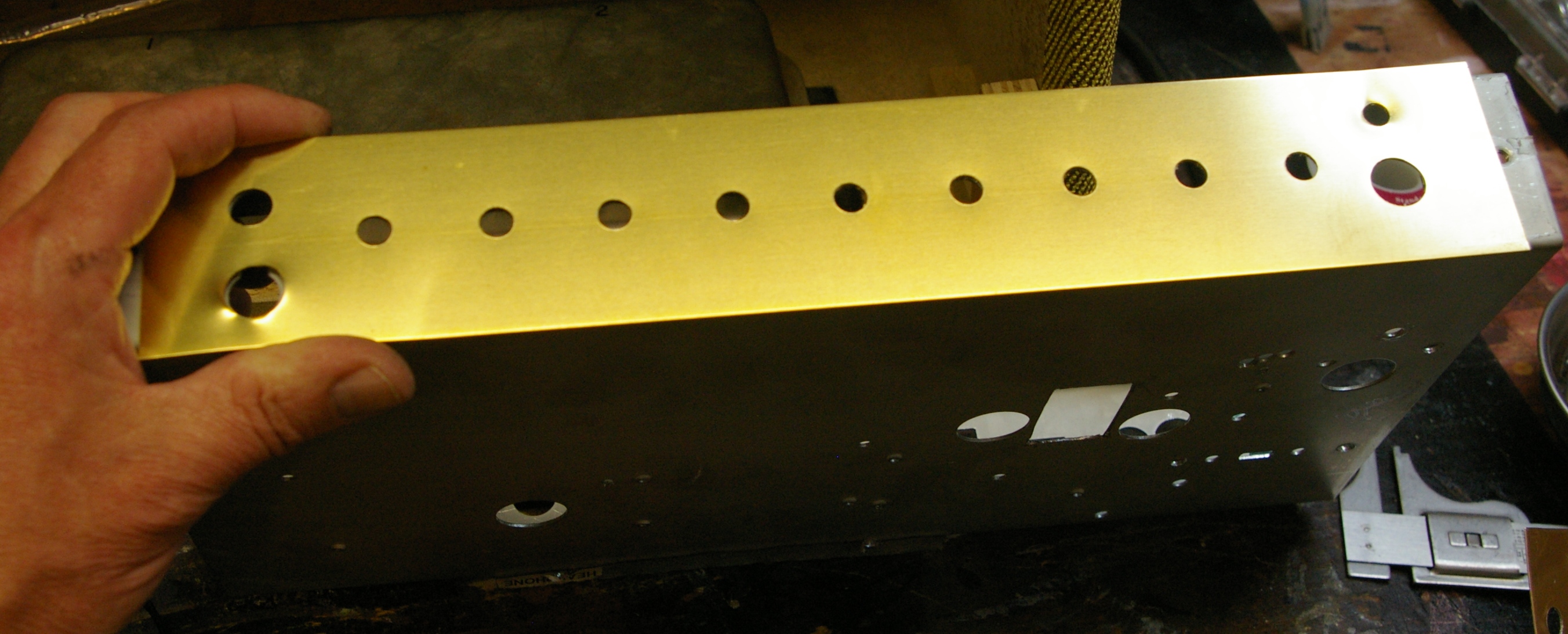 Faceplate drilling - dry fit on chassis.jpg