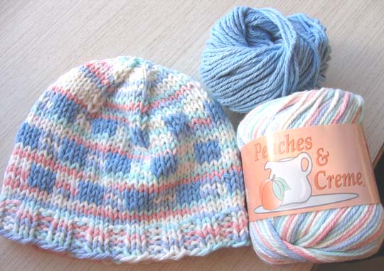 Fair Isle cotton baby hat 2.jpg