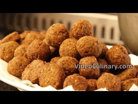 Falafel Recipe - Vegan Middle Eastern Food - Video Culinary