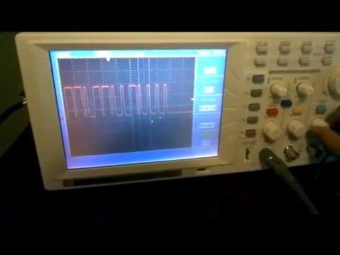 Fan Control Remote App Oscilloscope Readings