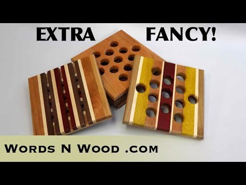 Fanciest Trivets I've Ever Made (WnW #185) // Scrap Wood Project