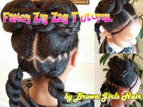 Fancy Zig Zag Ponytails Tutorial