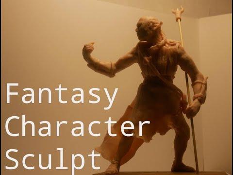 Fantasy Character sculpt - process video