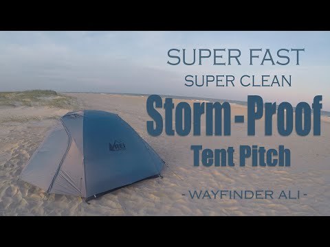 Fast, Efficient Storm-Proof Tent Set-up