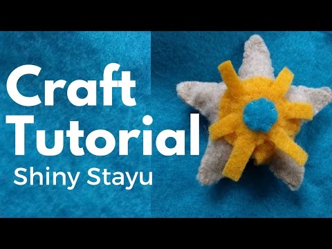 Felt Staryu Pokemon Plush Tutorial | Free Pattern!