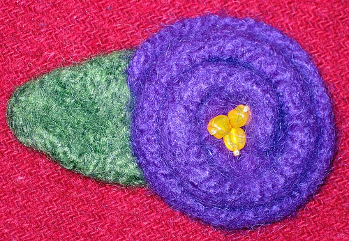 Felted Tea Rose