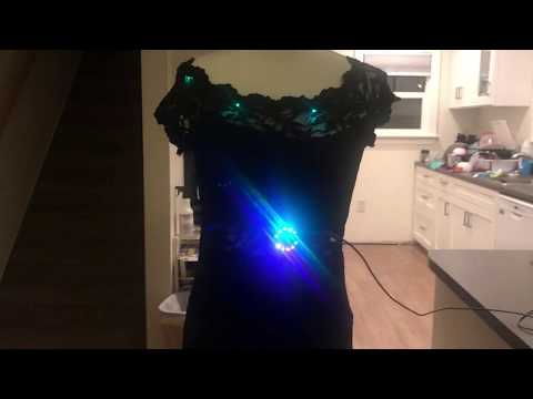 Finishing my LED Dress