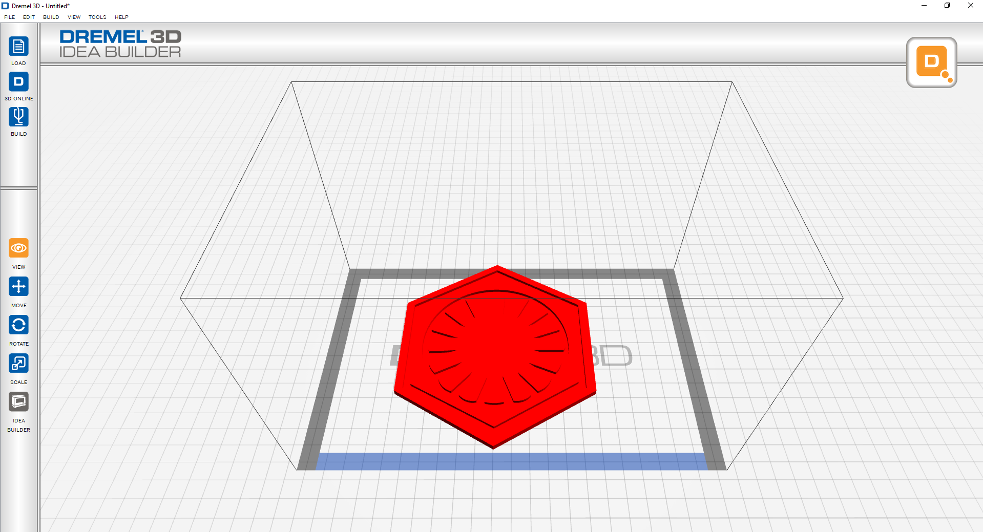 First Order Symbol Logo Dremel 3D20 Screenshot.PNG