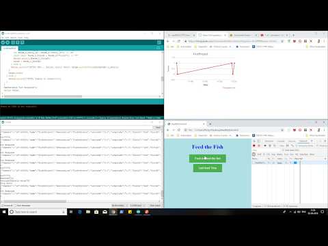 Fish-feeder control over internet Using Web page (Part 2)