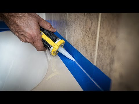 Fix Moldy Silicon Shower Caulking &amp;amp; Get Perfect Caulking Lines Every Time