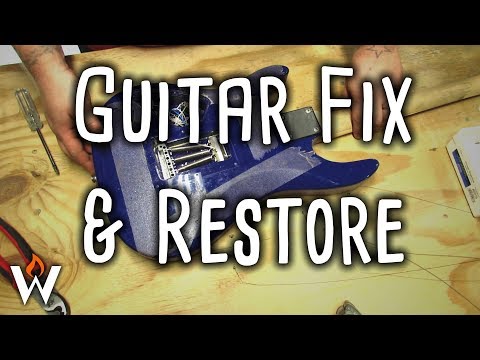 Fix and Restore A Beat-Up Guitar