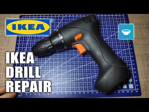 Fixing IKEA FIXA 7.2V battery drill that won't spin - Repair