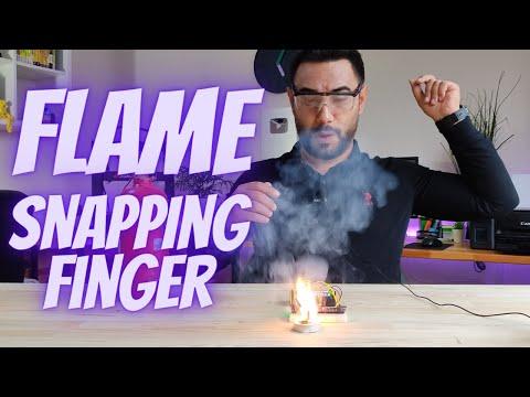 Flame the Candle by Snapping your Finger