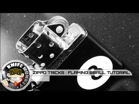 Flaming 8 Ball Zippo Trick Tutorial