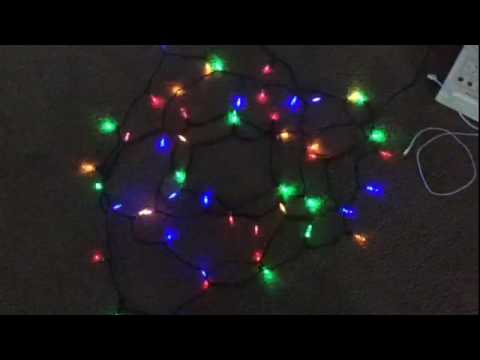 Flash Christmas Lights To Music!