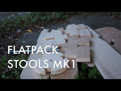 Flatpack Stools mk1