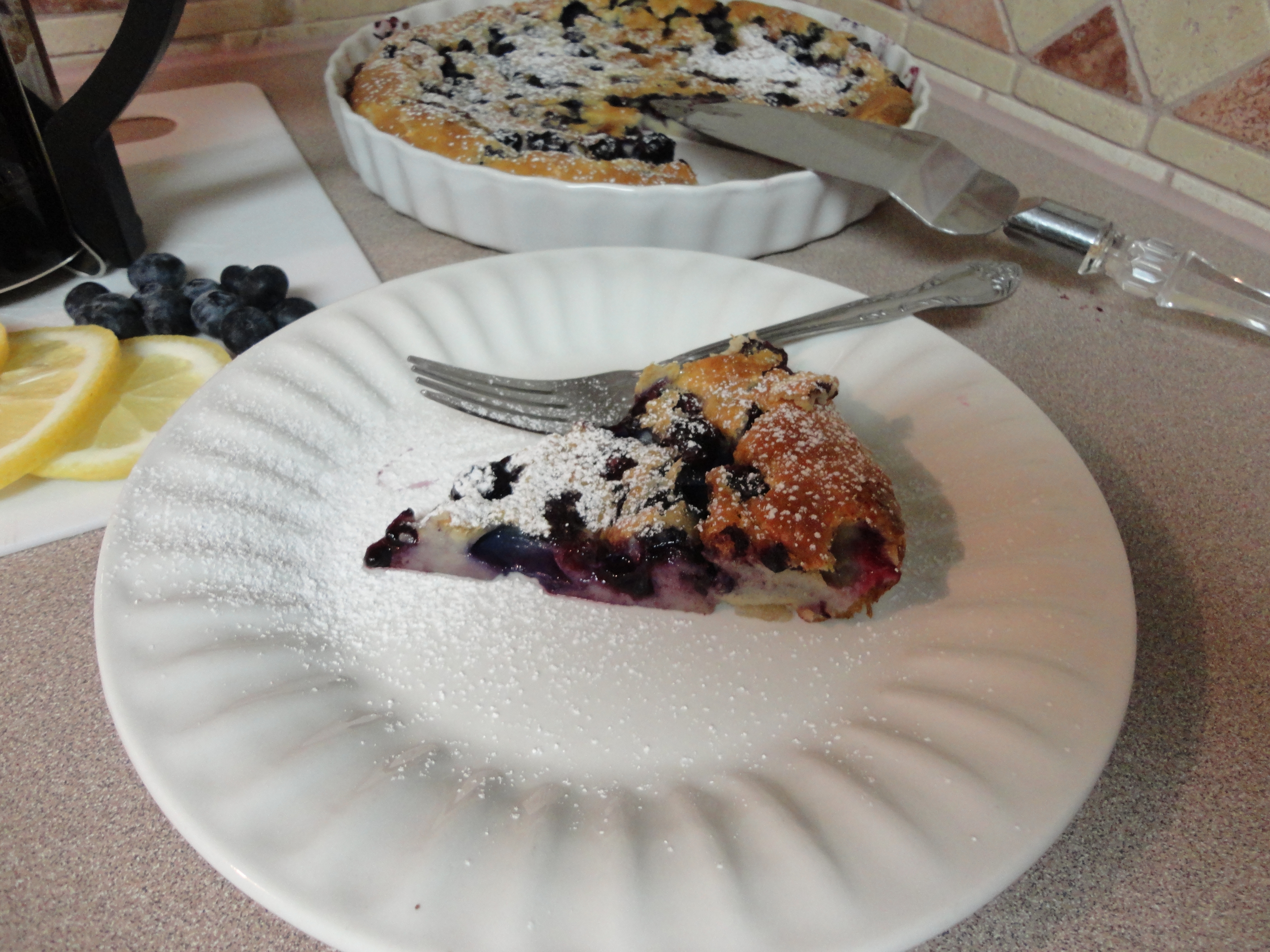 Flavorful Lemon Blueberry Flognarde.JPG