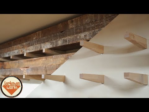 Floating Lumber Rack - You Suck at Woodworking