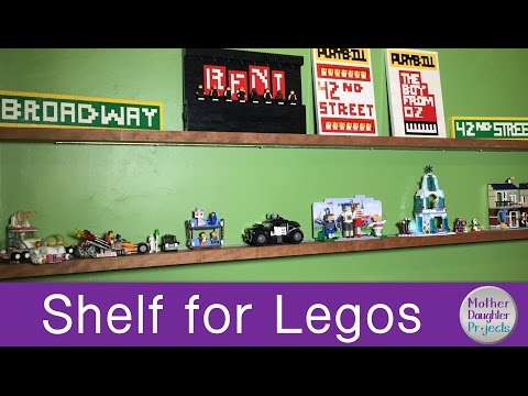 Floating Shelf for Legos