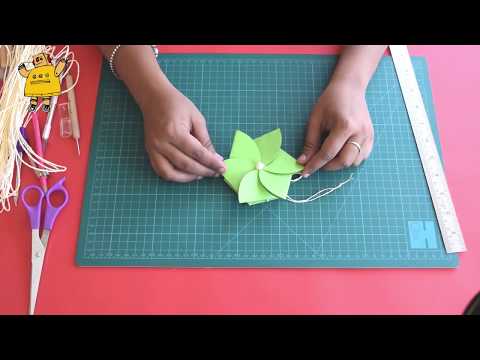 Flower Card with Pop Function || Step by Step