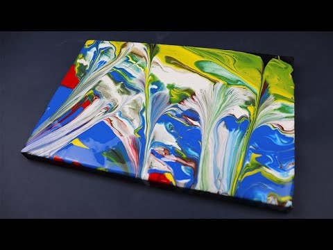 Fluid Painting with String Pulling #2 | How To