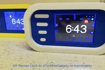Flyby Pacman Clock Front Page.gif
