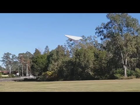 Flying RC Paper Plane Demonstration