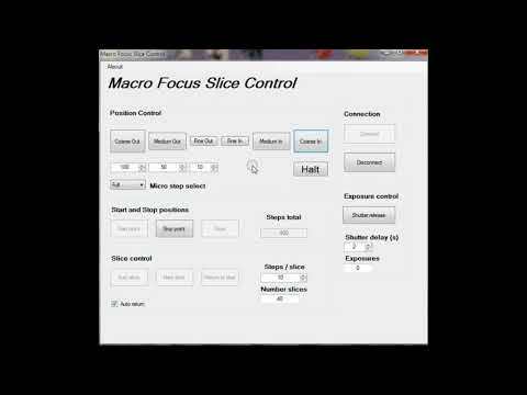 Focus Rail main PC GUI