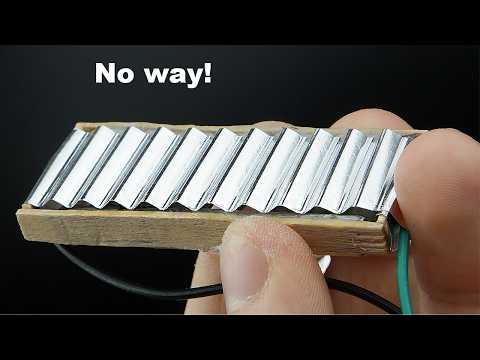 Foil &amp; Sound: How to Make an Ultra-Thin Unique Tweeter from the Thinnest Foil Inspiring DIY Project