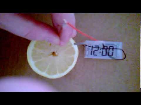 Food Clock - Lemon