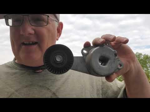 Ford E350 V10 Belt and Belt Tensioner Replacement RV Motorhome serpentine belt replacement Save DIY