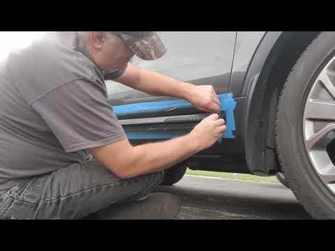 Ford Explorer Side Chrome Blackout Plastic Dip Easy DIY Save Money Do It Your Self