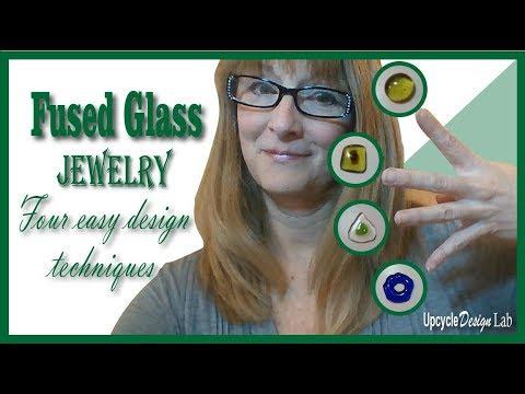 Four Simple Fused Glass Design Techniques for Jewelry Making