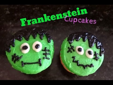 Frankenstein Cupcakes | Scaredy Cakes